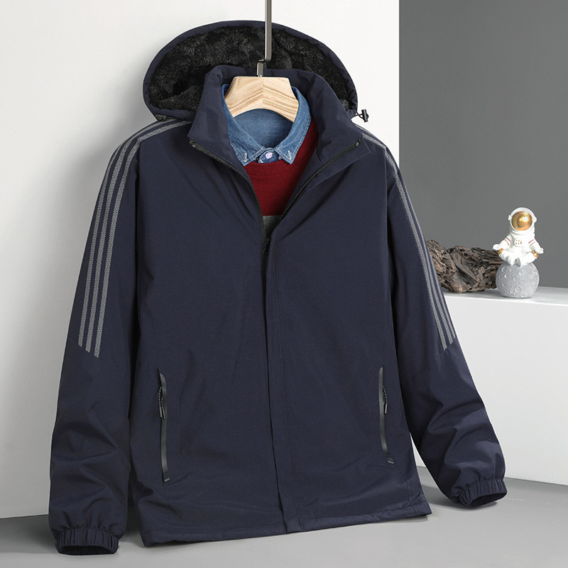 Ddmyoutdoor Outdoor Assault With Men S Fleece One Piece Jacket Thickened Windproof And Warm Outdoor Casual Cotton Jacket Jackets