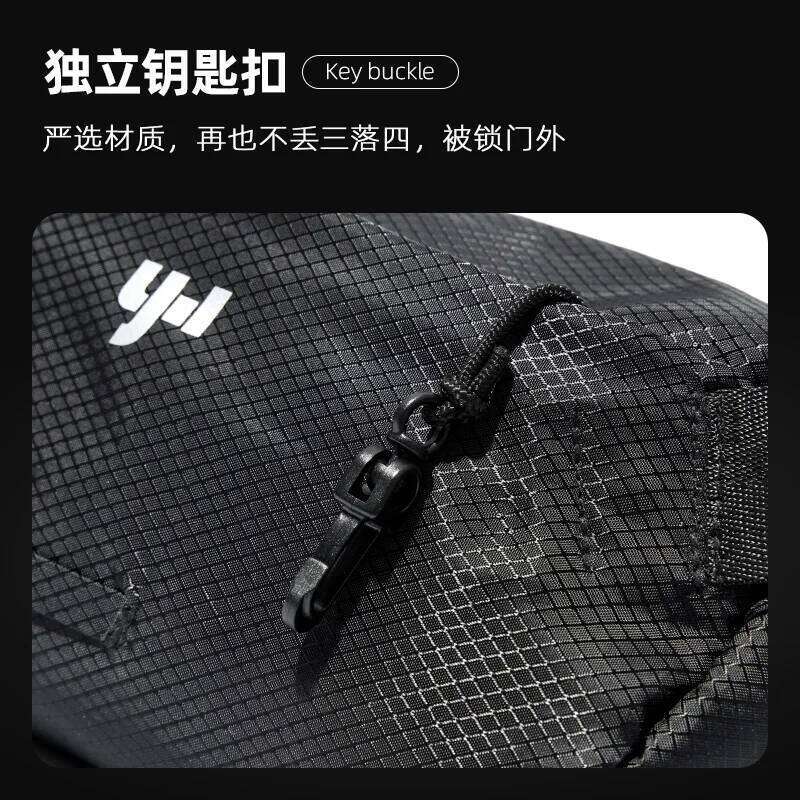 MOYYI Men Sling Waterproof Crossbody Bag With Quick-Release Buckle Large Fanny Pack For Travel Hiking