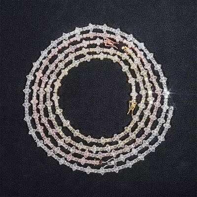 Wholesale Bulk Manufacture 925 Silver Moissanite Necklace for Men and Women Stylish Bracelet for All