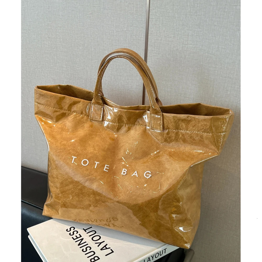 Casual Tote Bag Women Large Capacity All-Matched Shoulder Bags Spring Summer Versatile Working Daily Commute Packs 250605