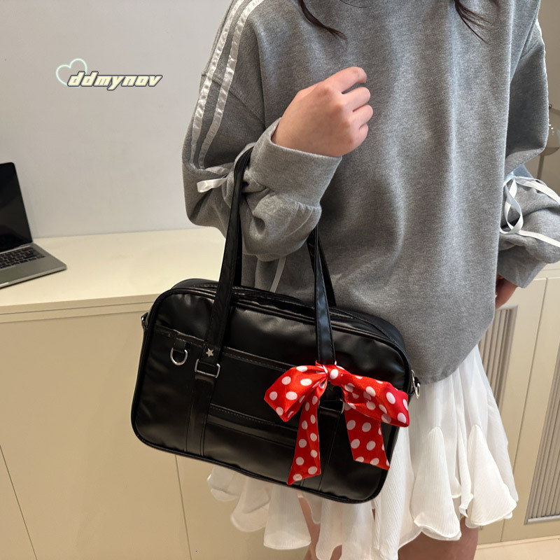 JK Uniform Bag for Women 2025 New Large Capacity Anime Handbag College Simple Commuter ddmynov
