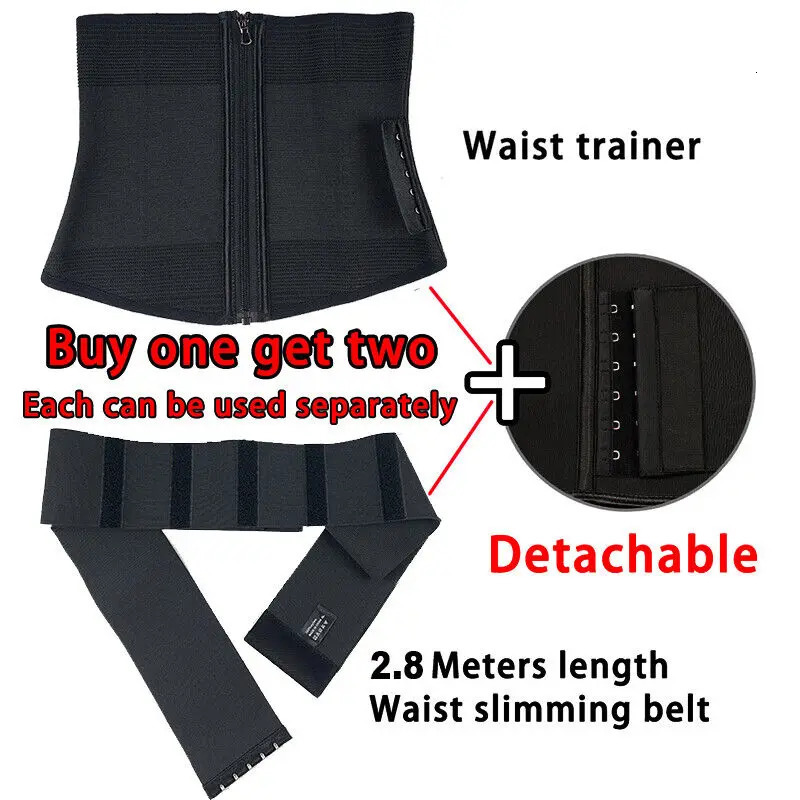 9 Steel Bones Waist Trainer Body Shaper Adjustable Belly Tummy Control Snatch Me Up Wrap Stretch Bands Slim Body Shaper Women 250605