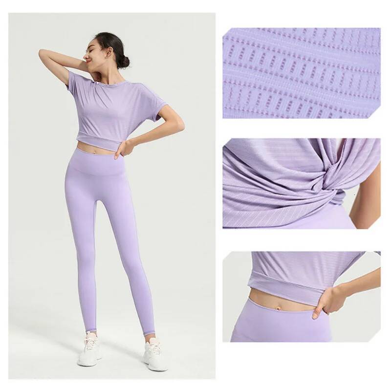 Women's Yoga Shirt Backless Sexy Crop Top Gym Fiess Sportswear Running Workout T-shirt Sports Loose Tank Tops Jogger Vest