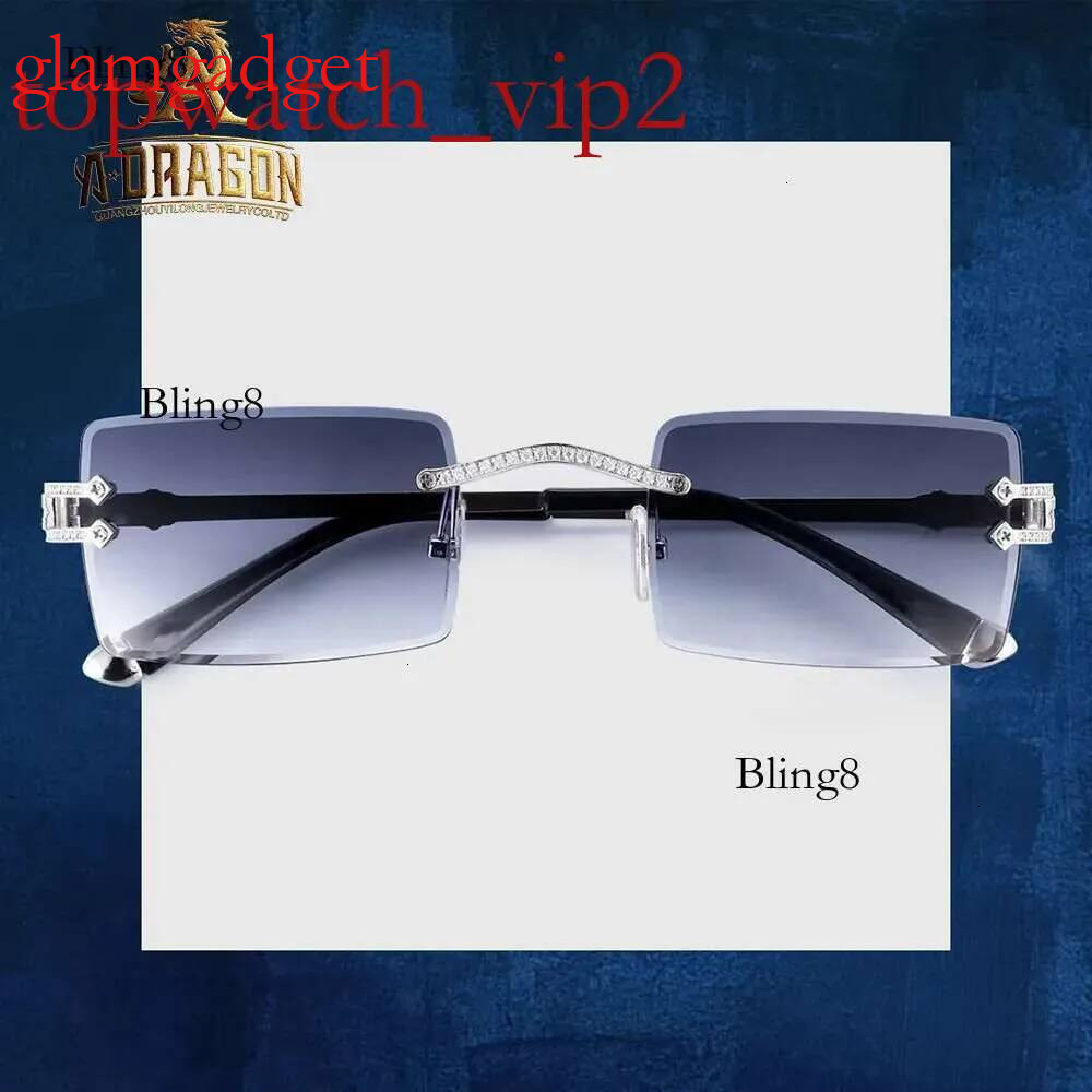 2024Fashion VVS Moissanite Passed Dia Tester High Quality Eye Glasses for Men