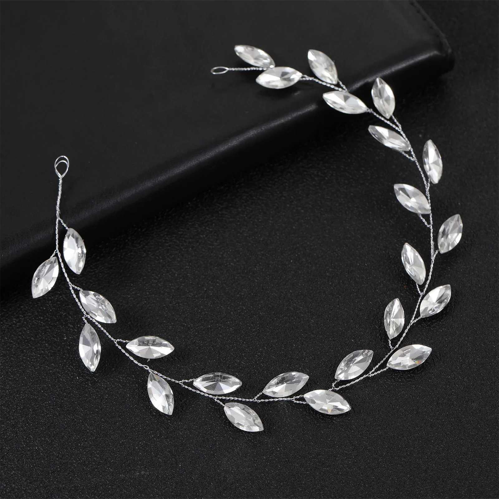 Wedding Headbands Light Luxury Rhinestone Hairbands Hair Combs for Bride Hair Accessories Sparkly Crystal Headpieces for Women Z250605