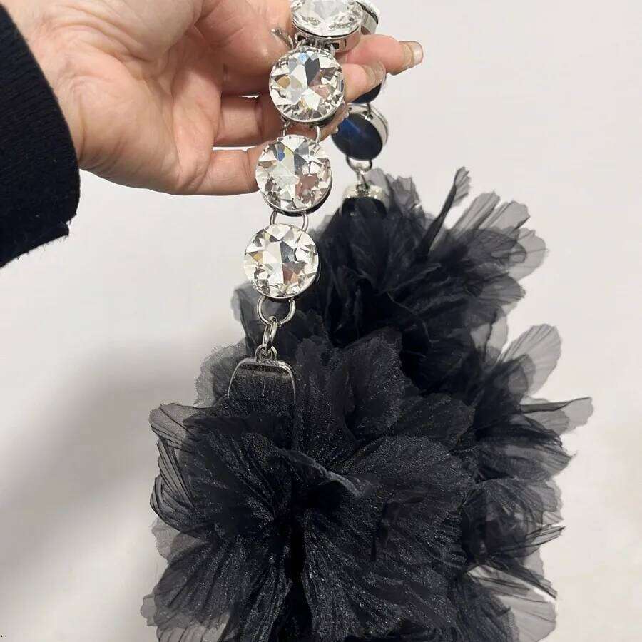 Design New 2025 Handbags Wedding Flower Printing Women's Beach Crossbody Ladies Chain Bag