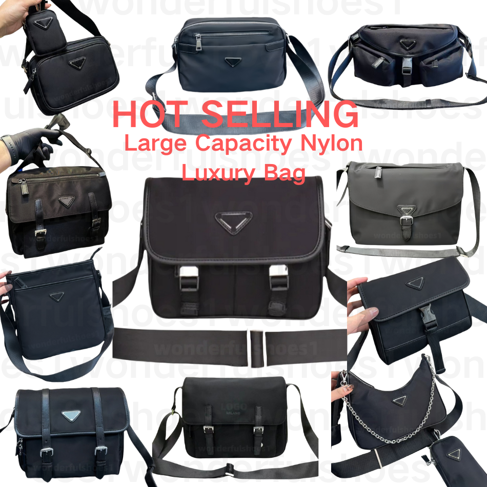 TOP 2025 luxury designer bag 2in1 handbags messenger bag for chest pack designer Canvas and nylon pocket leather shoulder bags men bag women bag 01