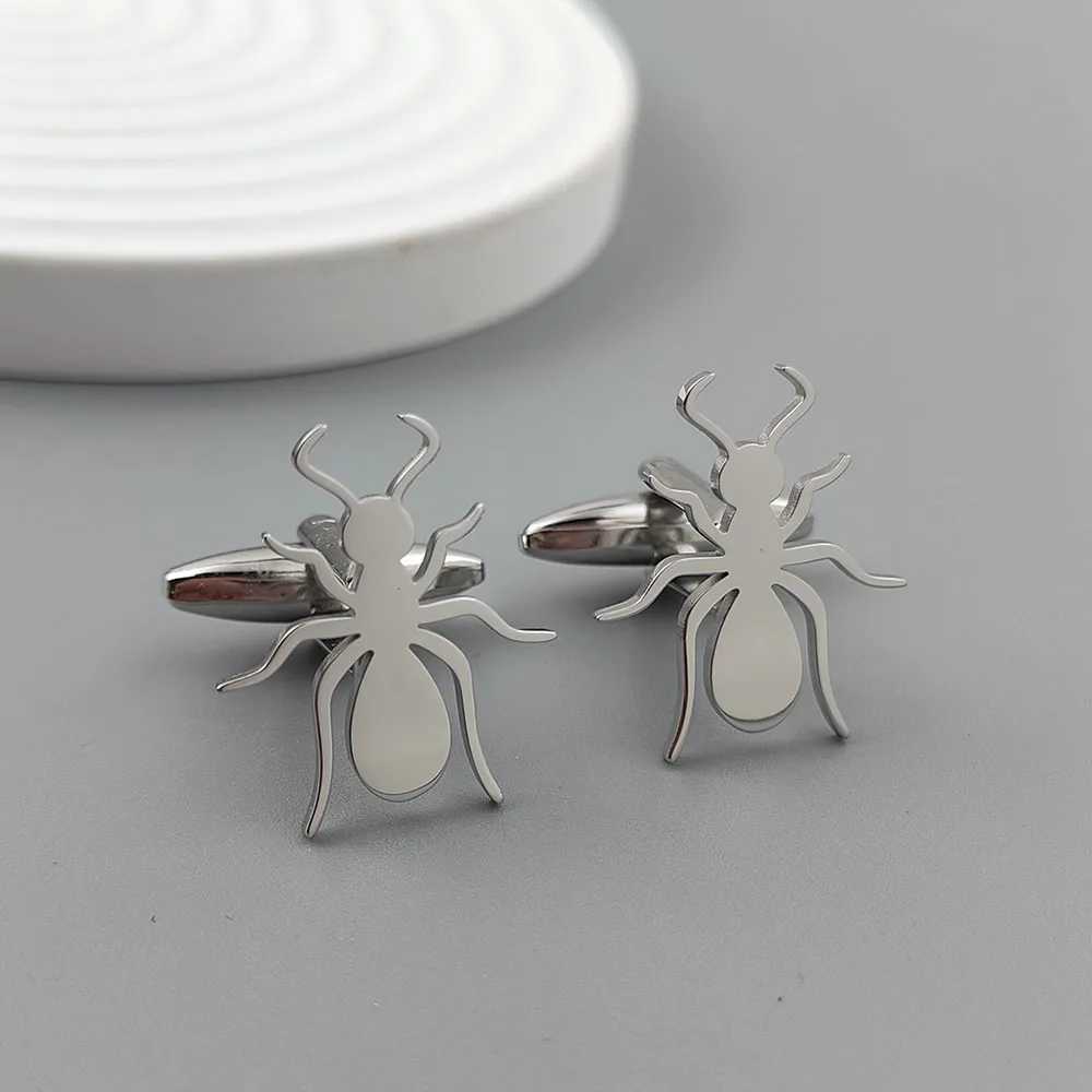 New - Stainless Steel Cufflinks Cool Ant Design Fashion Sleeve Pin Boyfriend Epaulette Gift W250606