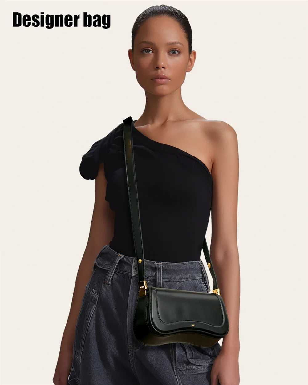 JW PEI Niche Designer New Tide Fashion Light Luxury Crossbody Brand Bag Retro Baguette Bag Commuter Bag Underarm Handbag M250606