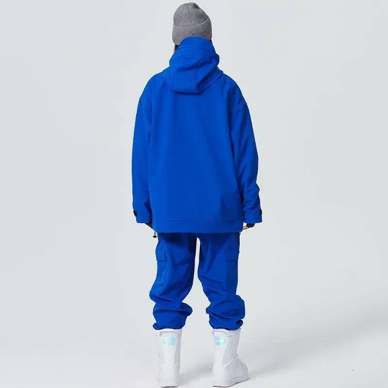 Ddmyoutdoor Winter Skiing Suit Set Outdoor Windproof Waterproof Snow Tracksuit New Man Ski Sport Hooded Couple Warm Snowboard Clothing Jogging Suit