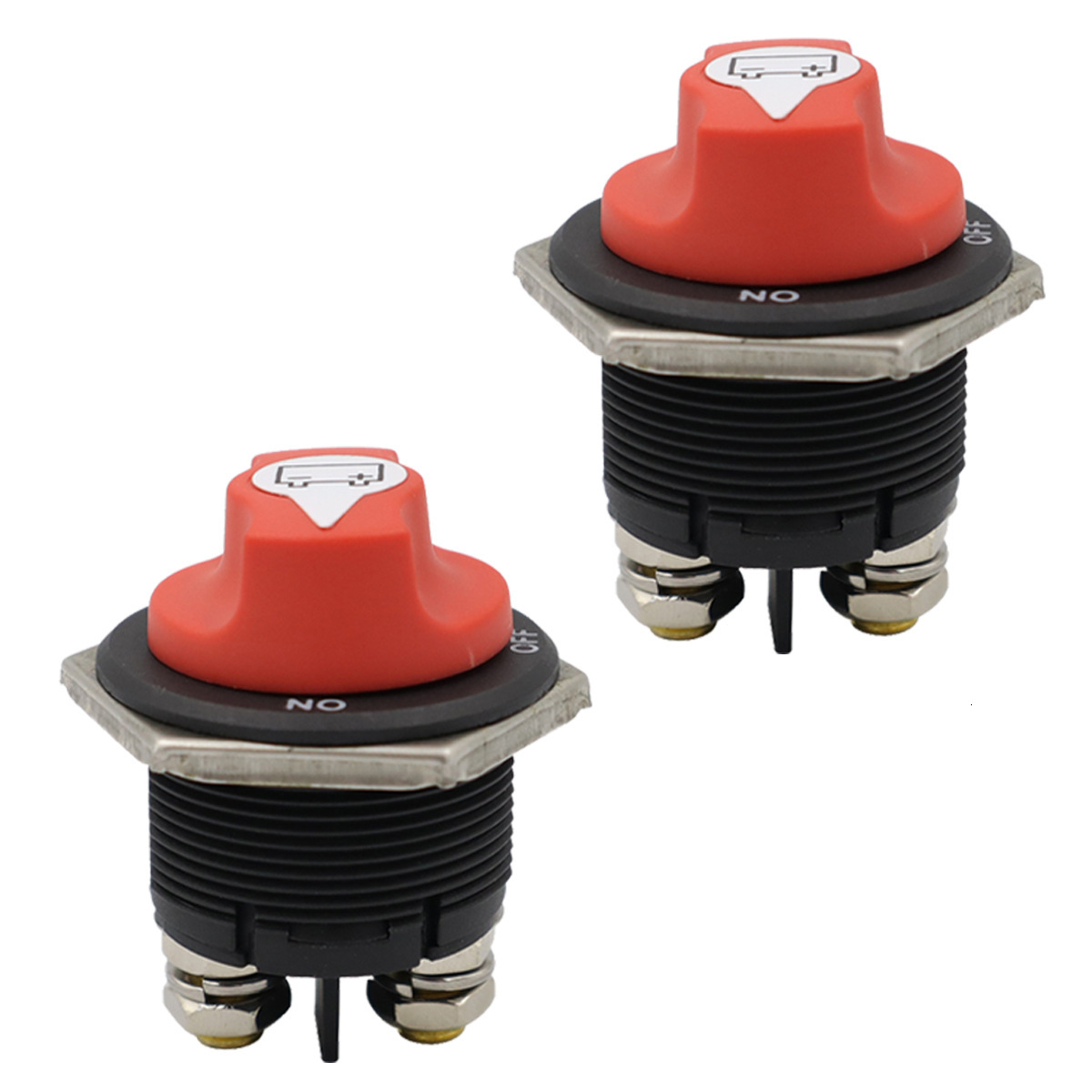 DC Off Yacht RV Battery Power Control Knob Main Switch 2 Pack