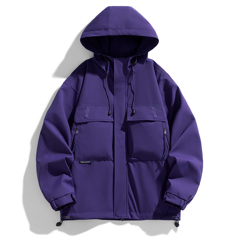 Ddmyoutdoor Spring Sports Outdoor New Men S Trendy Loose Mountaineering Waterproof Jacket Jogging Suit