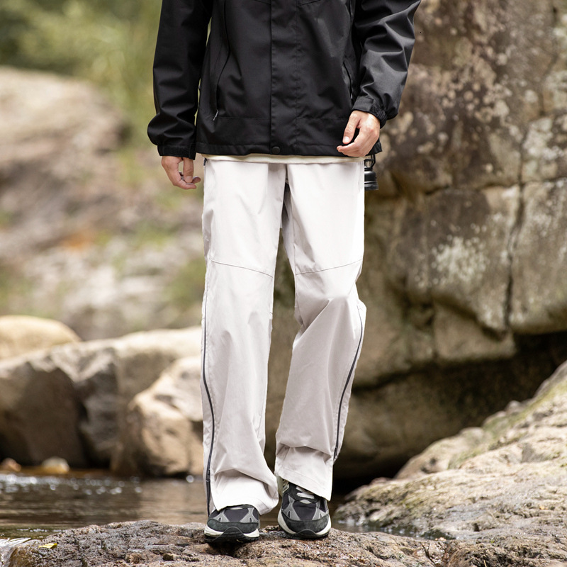 Ddmyoutdoor Outdoor Assault In Spring And Autumn Waterproof Hiking Pants Functional Zipper Straight Leg Workwear Casual Pants For Men Jackets