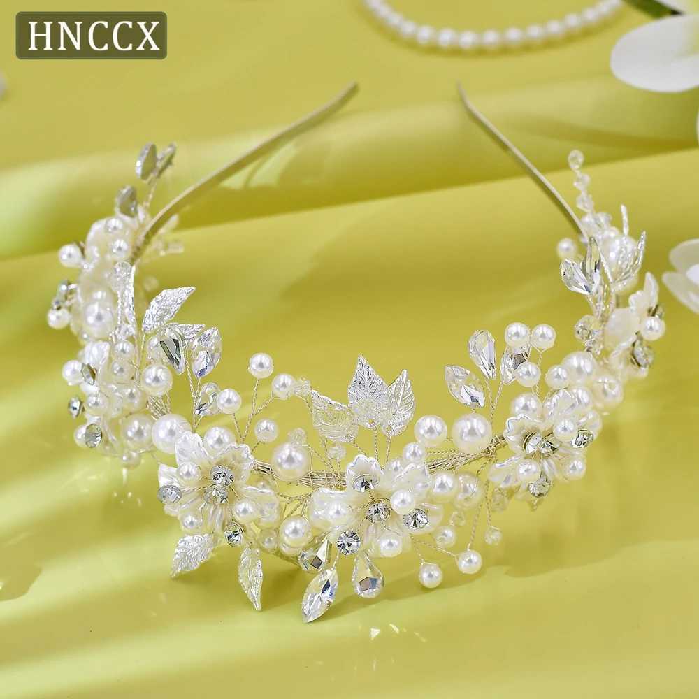 HNCCX Silver Color Alloy Leaves Hair Accessories For Elegant Girls Bride Bridal Wedding Hair Accessories Headpieces Gift CP603 Z250605