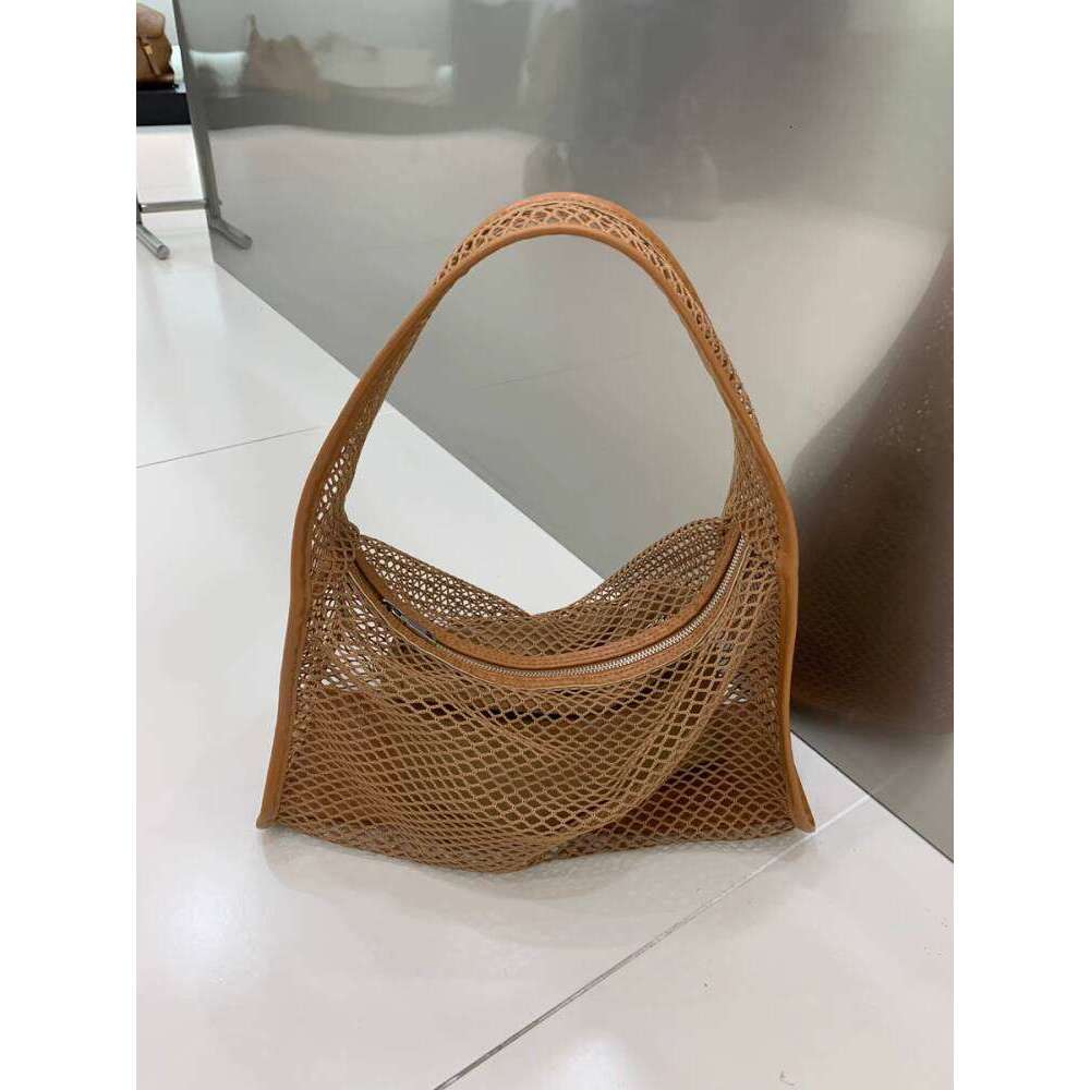 New Hollow Mesh Underarm Handheld Small Square Fashion Simple Beach Mother Bag
