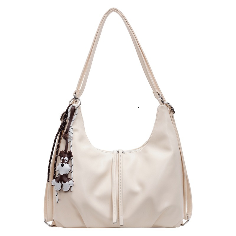 designer Niche Pleated Stylish Tote Bag for Women 2025 New Large Capacity Shoulder Crossbody Tote Bag Commuter Backpack