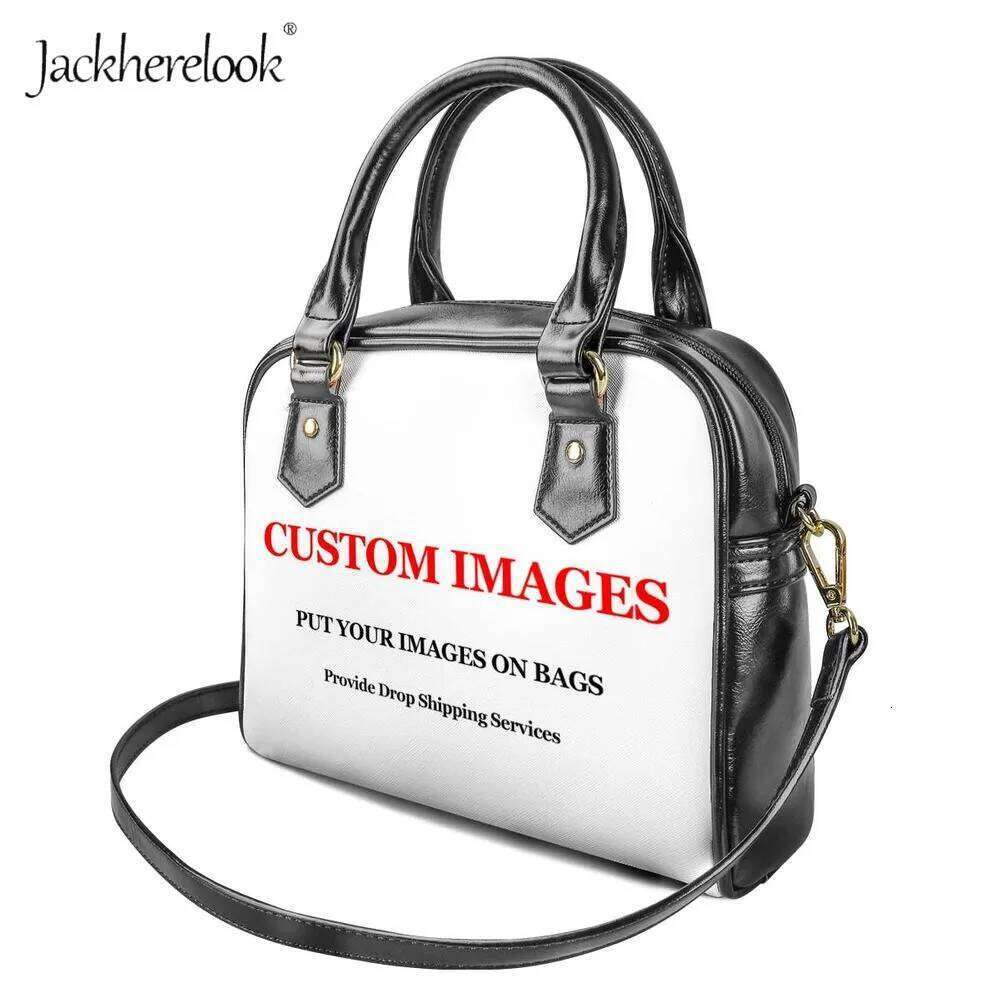 Jackherelook Cute Cat Print Women's Handbag Female Crossbody PU Leather Small Handle Bag For Women Bolsa Feminina