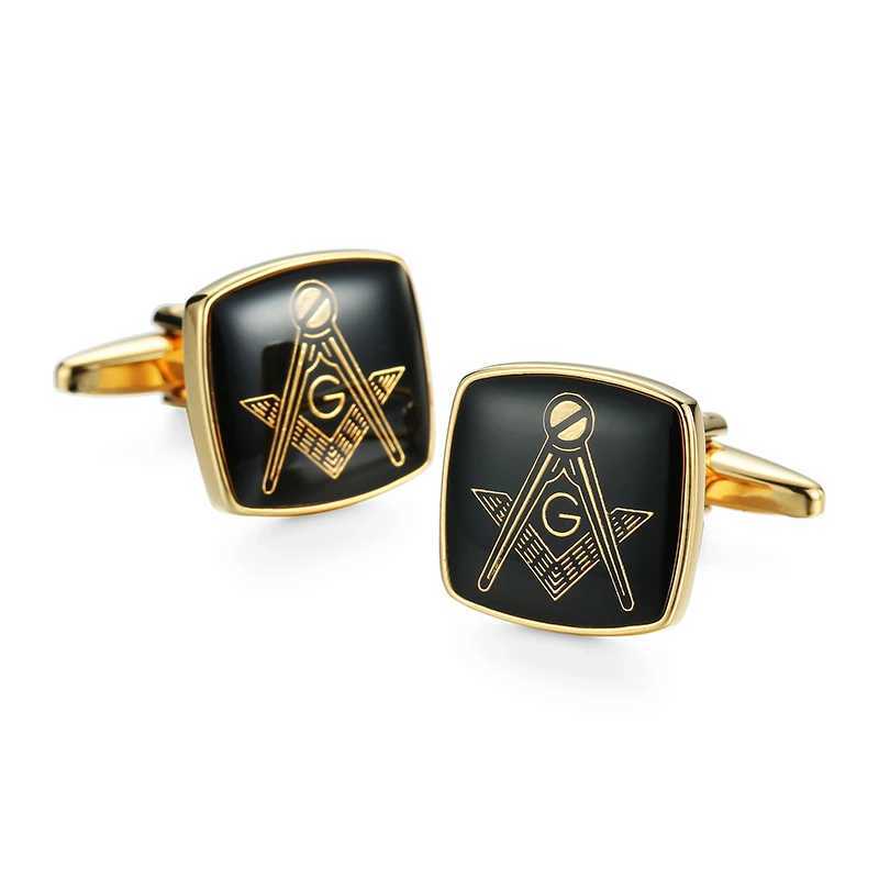 Classic Mens French Shirt Cufflinks High-end Rope Freemason Octopus Flag Cuff Button Business Suit Accessories Jewelry Gifts W250606