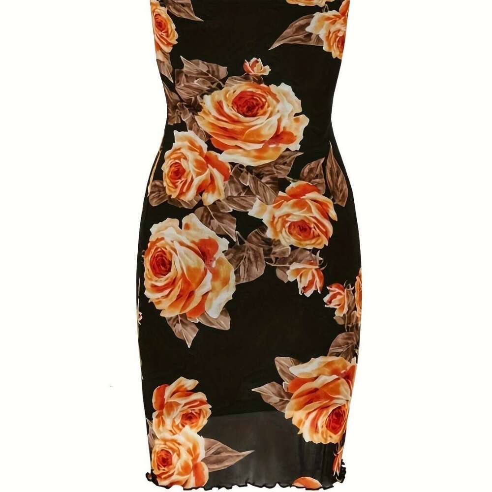 New Mesh Solid Color Two-Piece Short Sleeve Dress B5