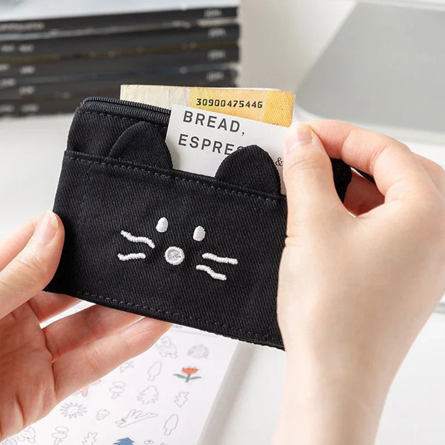 Cute Women Coin Purse Card Simplicity Cartoon Korean Fashion Wallet Holder for Girls Portable Small Storage Bag Gift 250605
