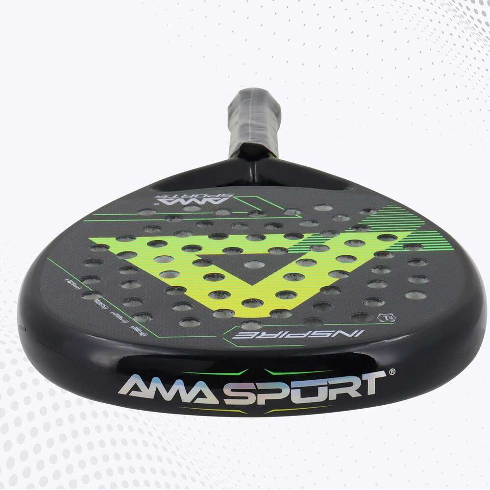AMASPORT 3K Paddle Tennis Racket New Hole Distribution With High Durability Carbon Fiber Material For Men Women Beginners