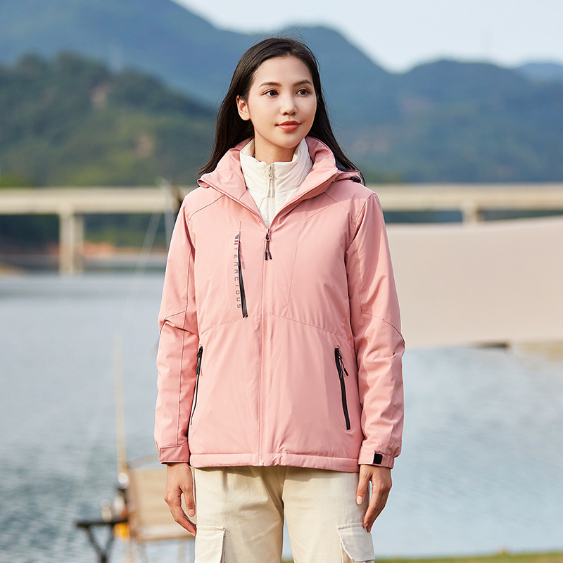 Ddmyoutdoor Outdoor Two Piece Set Men S Three In One Women S Cotton Vest Inner Waterproof And Warm Jacket Jackets