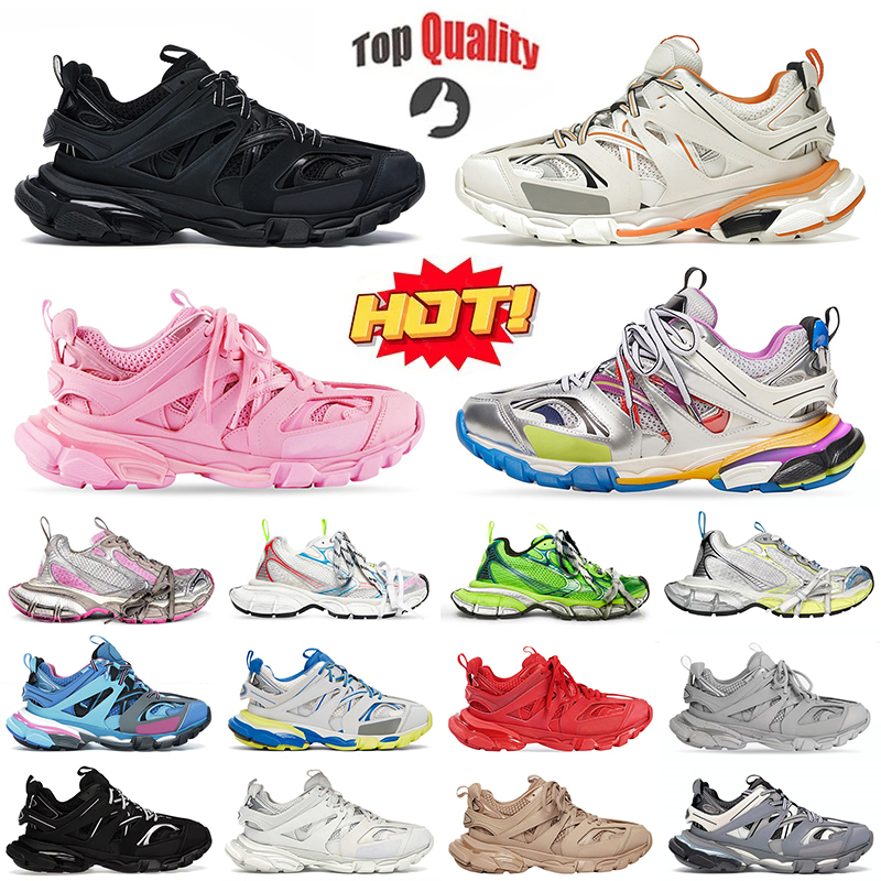 Top Quality Sneakers Designer Track Shoes 3.0 Runners Luxury Platform Black White Pink Multicolor Tracks Runner Luxury Loafers Women Mens Trainers