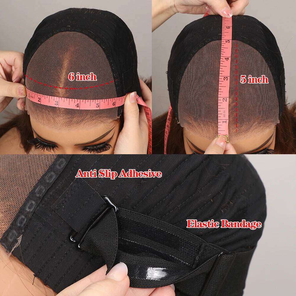 15A Super Double Drawn Human Hair Wigs for Women Plucked Wear to Go 6x5 Glueless Frontal Wig Pre Cut Lace 210% density