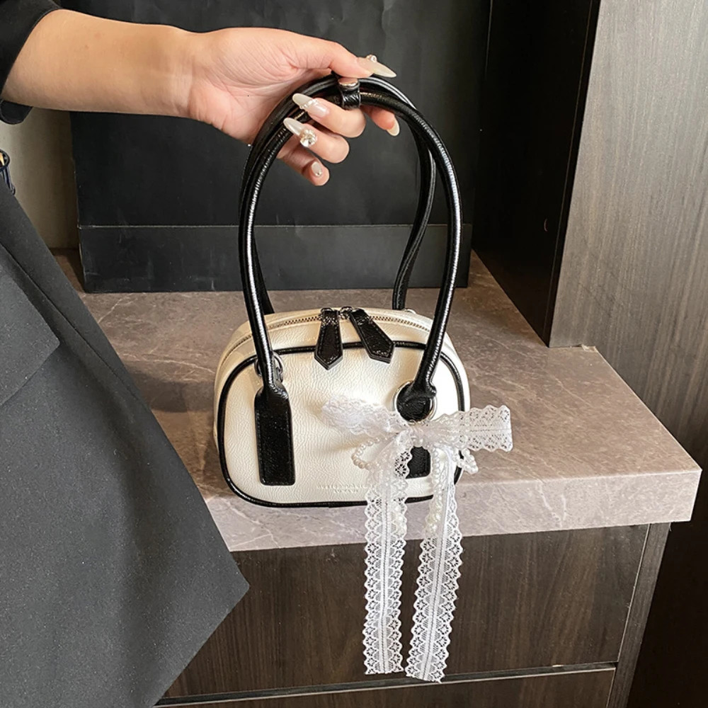 Women Summer Square One Shoulder Bag Contrast Color All-Match Versatile Crossbody Bags Hand-Held Daily Commute Packs 250605