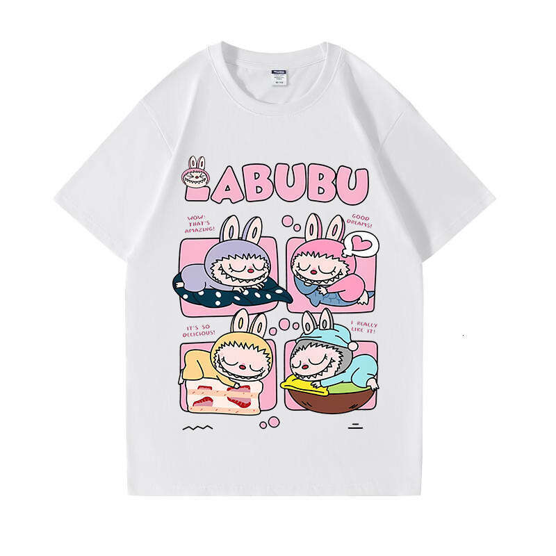 2025 new model labubu fashion T-shirt, for both men and women, comfortable and breathable, the top choice for summer