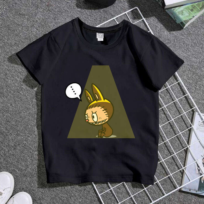 Labubu Summer Labubu Anime Merchandise Short Sleeve Unisex Two-Dimensional Trendy T-Shirt Casual Versatile Top