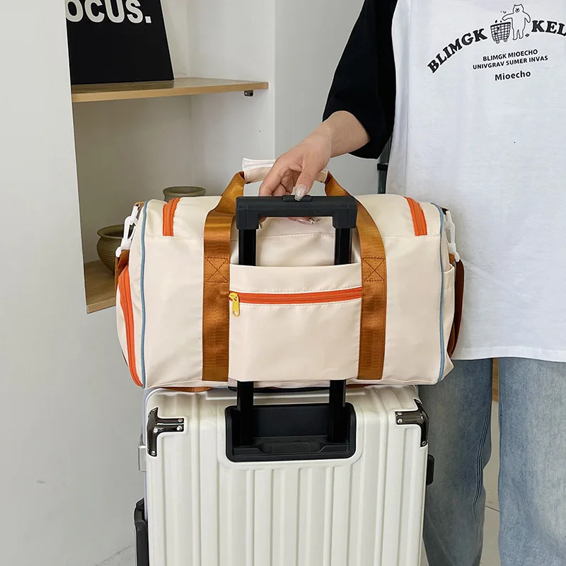 Large capacity Cosmetics Travel Bag Professional Fitness Bag Yoga Swimming Training Backpack Satchel Shoulder Crossbody Tote Bag 250605