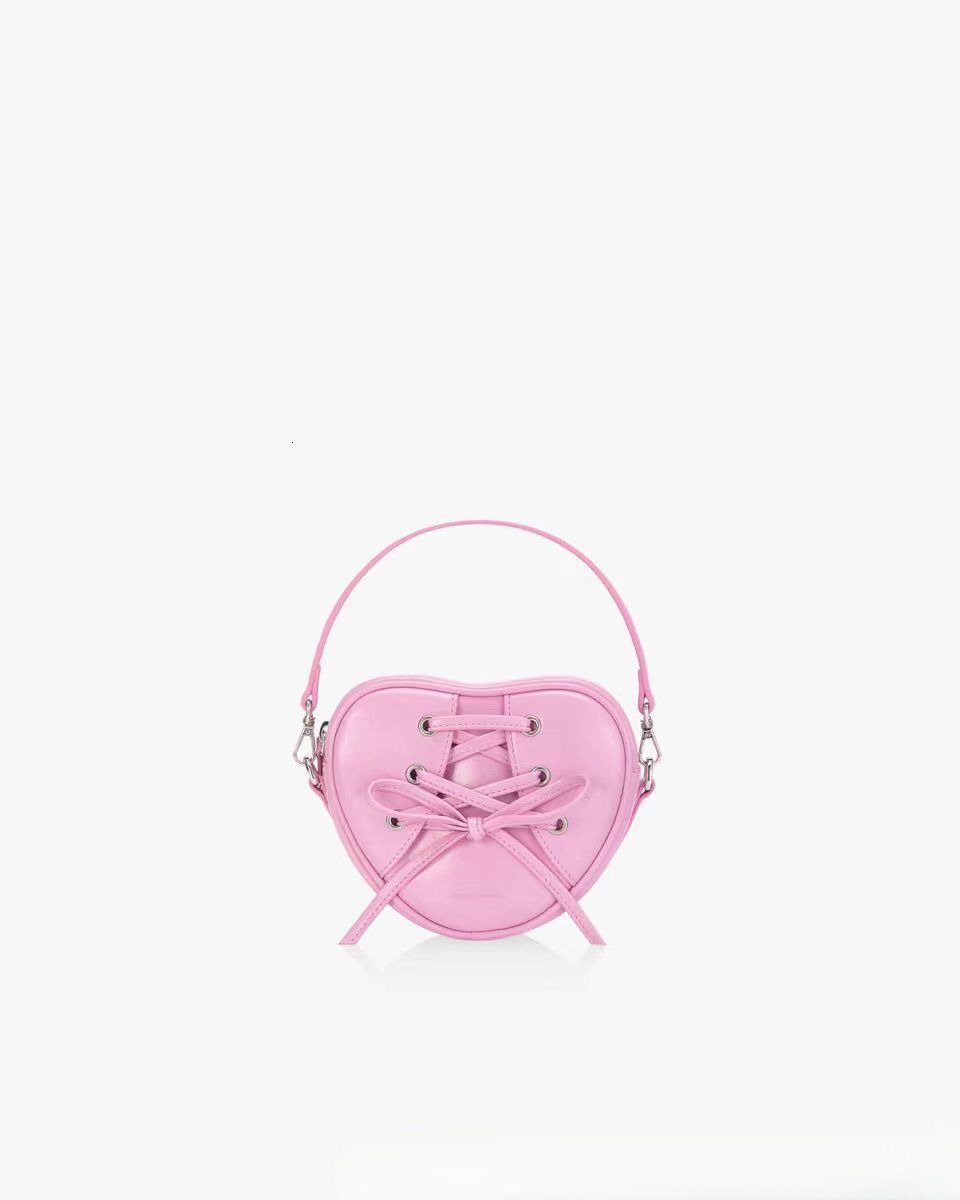 New Korean style light luxury heart-shaped small bag elegant ballet handbag shoulder bag designer women's fashionable shoulder bag