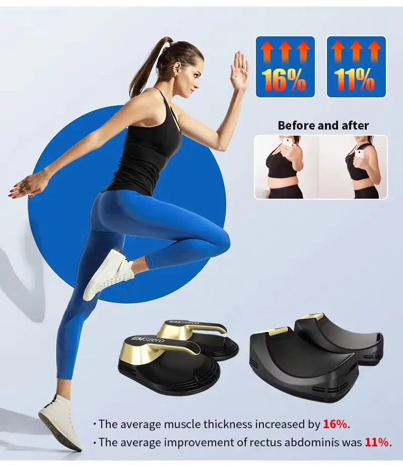 New Ems Rf 4 Handles Muscle Training Ems Muscle Stimulator Body Slimming Fat Burning Ems Sculpt Slimming Shape Body Build Muscle Fat Burn Body Contour