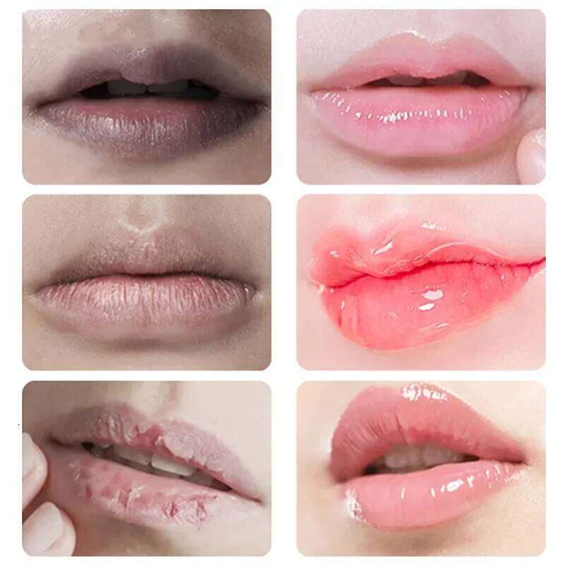 free shipping Remove Dark Aloe Lip Balm Lightening Melanin Mask Lip Gloss Oil Exfoliating Clean Moisturizer Makeup Korean Beauty Products