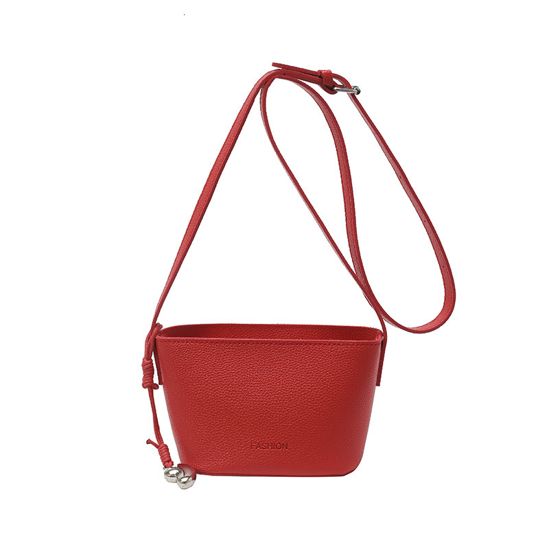 designer Unique New Trendy Spring Niche Design Bucket Bag 2025 Fashion Simple Women's Textured Shoulder Crossbody Bag