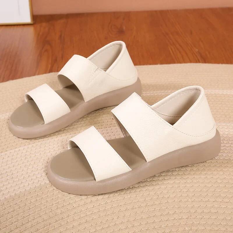 Ddmyoutdoor Summer New Fairy Style Soft Sole For Women Wearing Two Bags And Roman Beach Sandals Outdoor Shoes