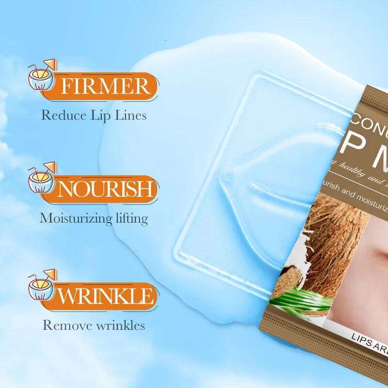 10pcs SADOER Fruits Moisturizing Mask Skin Care Nourishing Hydrating Crystal Collagen Gel Lip Patches Lips Plumper free shipping