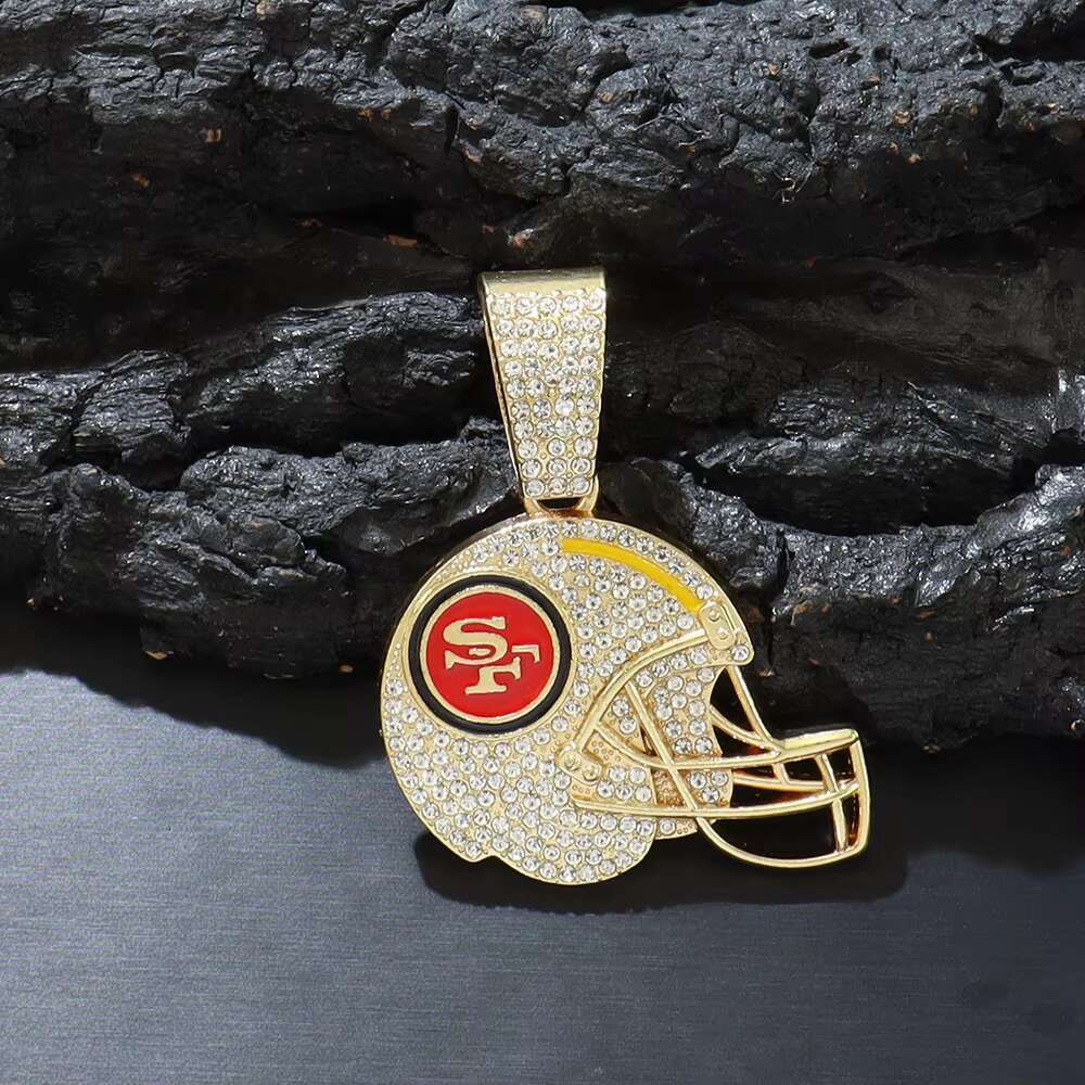 Custom Champion Pendant Sports Teams Football Field Hockey Rugby Cap Vintage Necklace Hip Hop Necklace Customize