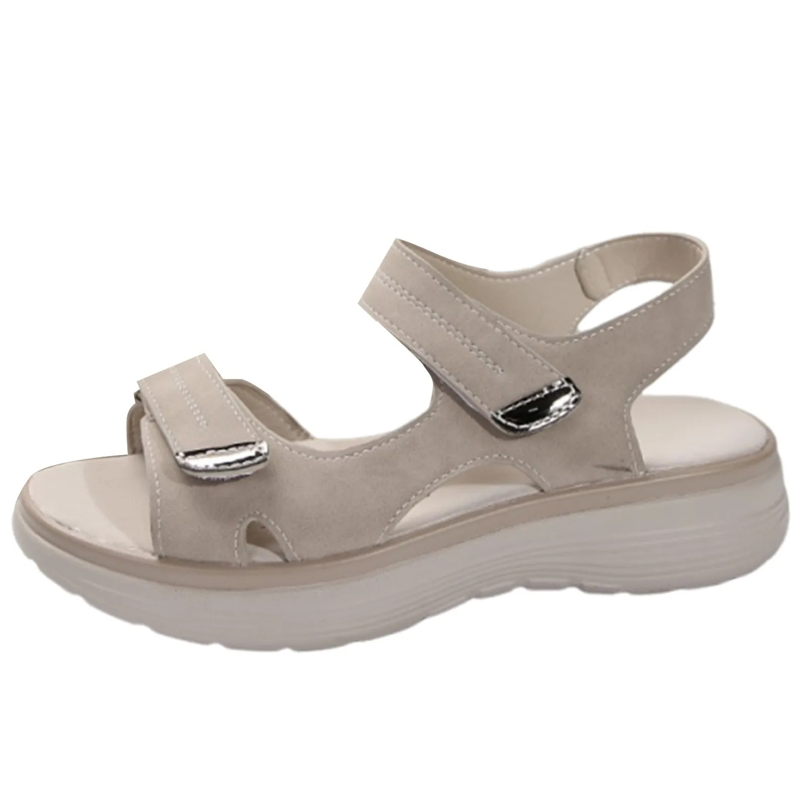 Women Orthopedic Arch Support Sandals Comfortable Walking Sandals All-Matching Summer Fashion Comfort Platform Chunky Heel Shoes 250605