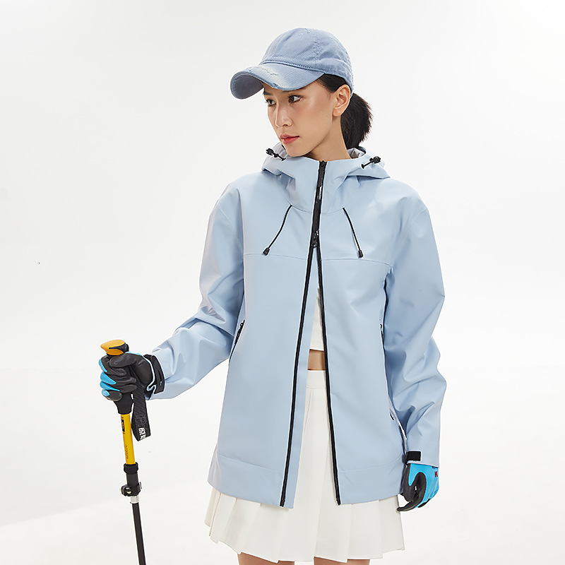 Ddmyoutdoor Hard Shell Men Women GBT National Standard Waterproof Single Layer Laminated Outdoor Jacket For Hiking And Mountain Climbing Jackets