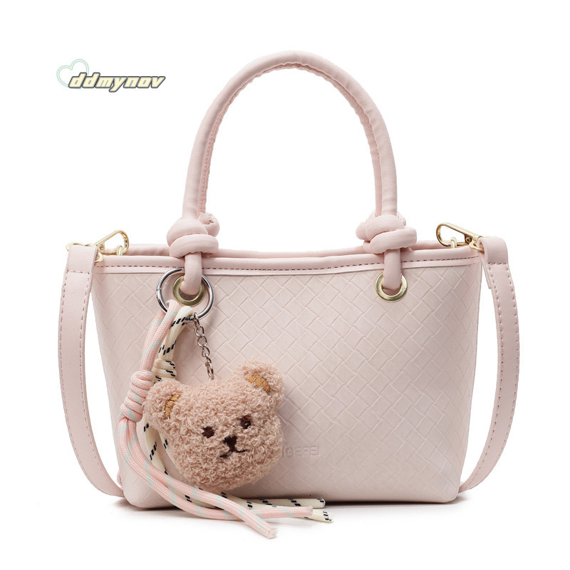 High-End Handbag for Women 2025 New Spring Summer Trendy Crossbody Bucket Textured Versatile Shoulder Bag ddmynov