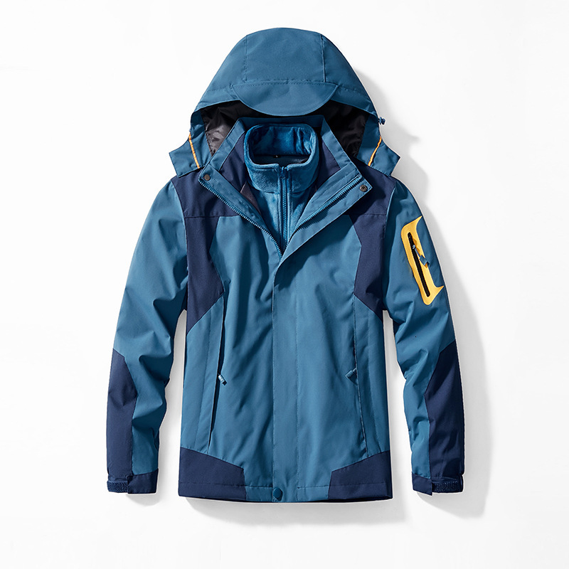 Ddmyoutdoor Outdoor Assault For Autumn Winter Men s Women s Three In One Detachable Mink Fur Inner Lining Couple Windproof And Waterproof Hiking Suit 