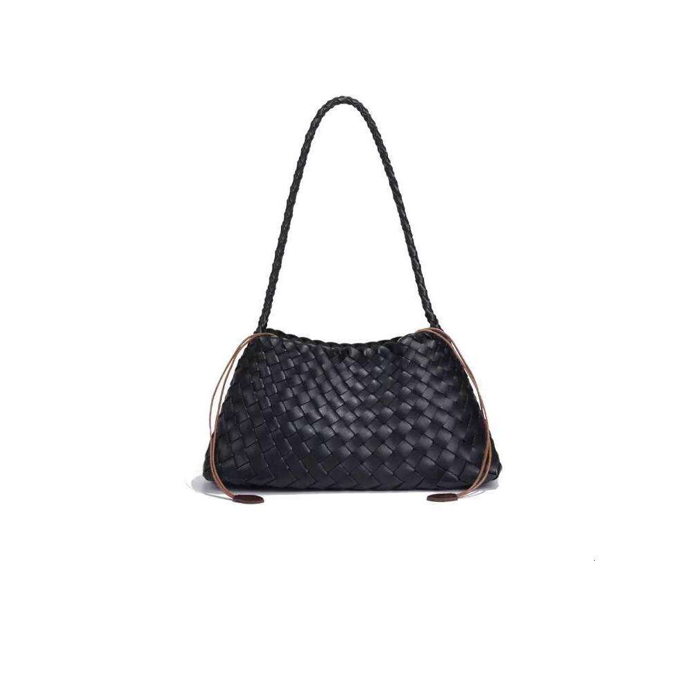 French Handmade Woven Spring Summer New Niche Design High end Sense Basket Handbag Underarm Bag