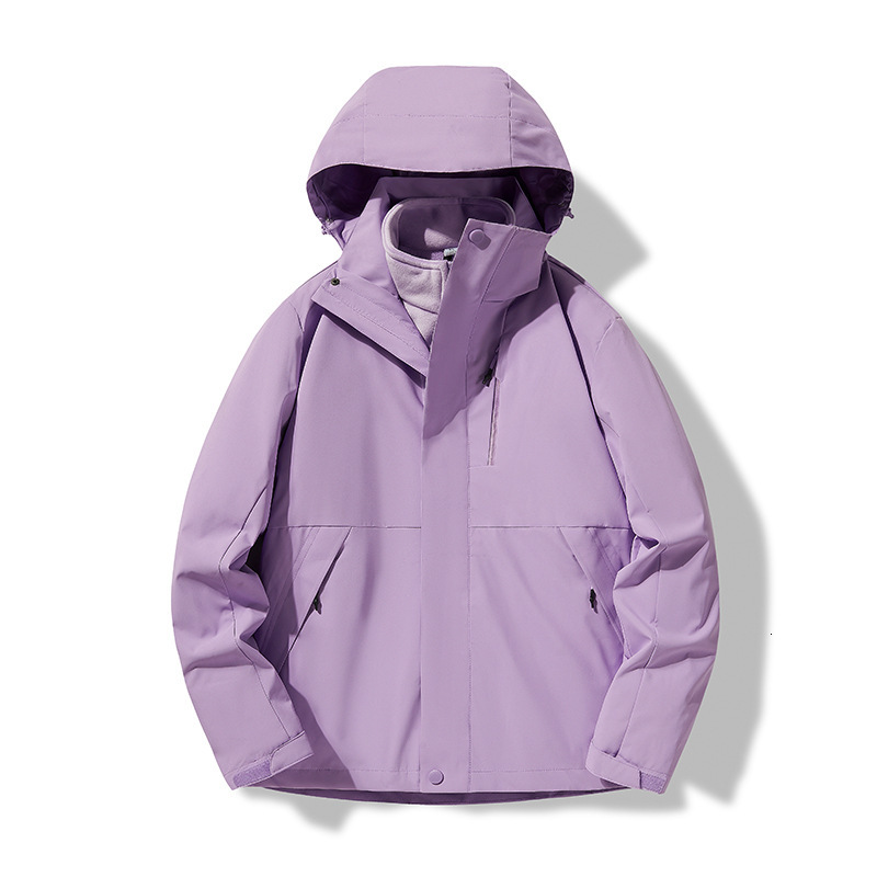 Ddmyoutdoor Outdoor Waterproof Windproof Warm Jacket Thickened Detachable Three In One Suitable For Autumn And Winter Couples Jackets