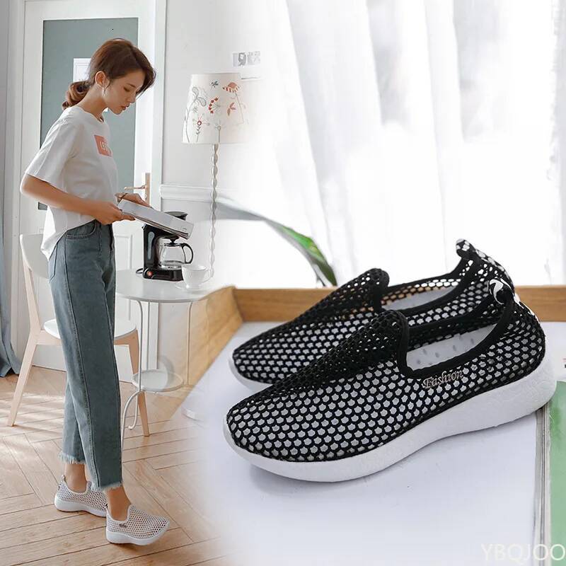 Ddmyoutdoor Hot Season Female Sandals Mesh Breathable Fashion Sports Soft Comfortable Women Shoes Zapatos De Mujer Outdoor Shoes