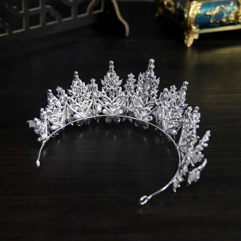 Bridal Tiara Rhinestone Wedding Crown Hair Accessories Women Luxury Korea Bride Diadem Headdress Headband Party Headwear Jewelry Z250605