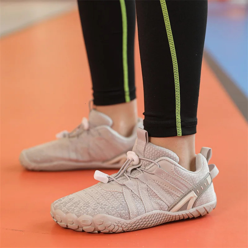 Kids Upstream Hiking Aqua Shoes Five Fingers Barefoot Beach Water Shoes Children Sneakers Swimming Non-slip Walking Camping 250604