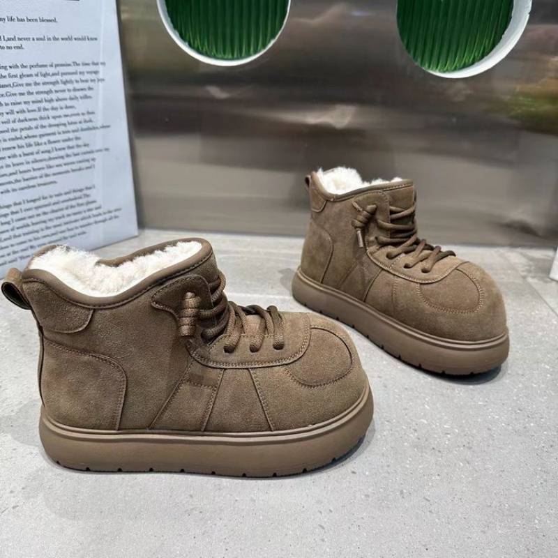 2025 free shipping new designer shoes women's snow boots autumn and winter shoes warm fur boots