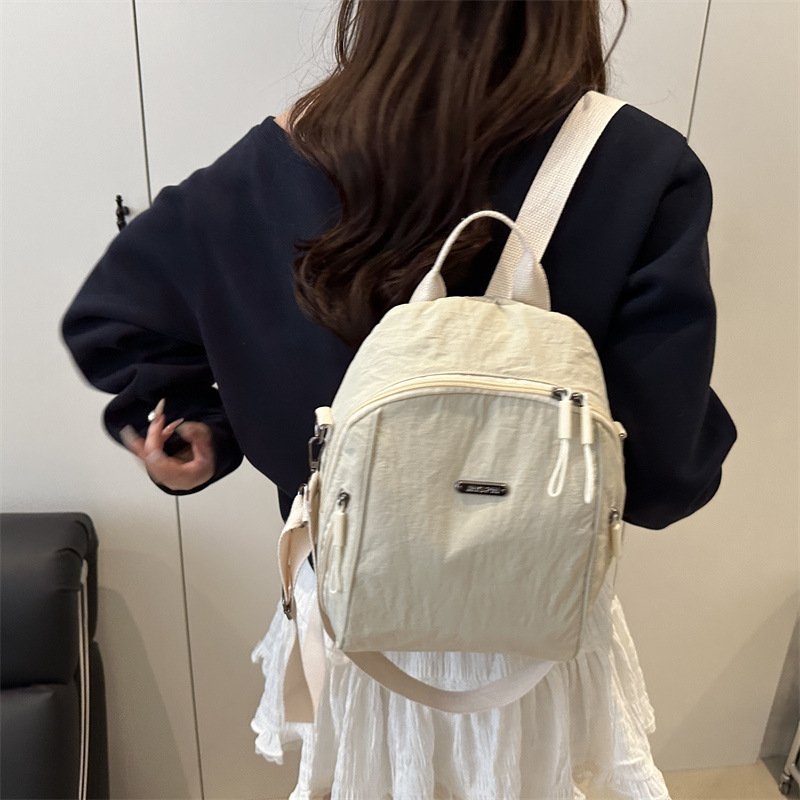 designer Trendy Niche Fashion Large Capacity Backpack 2025 Spring New Casual Simple Women's Commuter Backpack